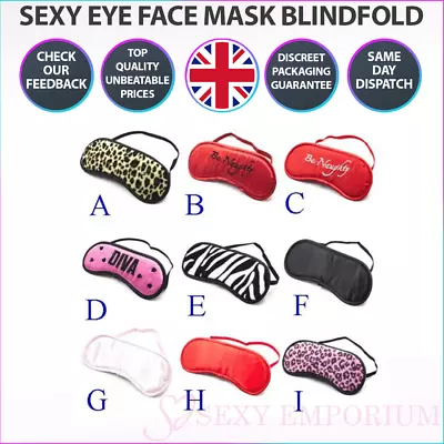 £2.50 • Buy Blindfold Eye Mask Bondage Sexy Men Women Sex Toy Restraints Black Pink Dress Up