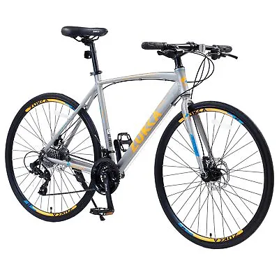 ZUKKA 24Speed Hybrid Bike Disc Brake 700C Road Bike For Men Women's City Bicycle • $339