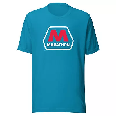 New!! Marathon Cool Gas Station Shirt Oil Trucking Driving T Shirt • $26.99