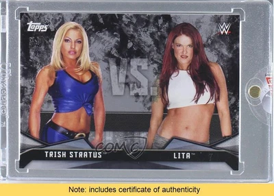 $2559.99 • Buy 2016 WWE Divas Revolution Topps Vault Blank Back 1/1 Trish Stratus Lita 0c3