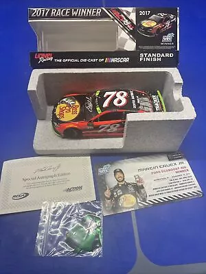 2017 Martin Truex Jr #78 Bass Pro Shops Homestead  AUTOGRAPHED 1:24 NASCAR COA • $150