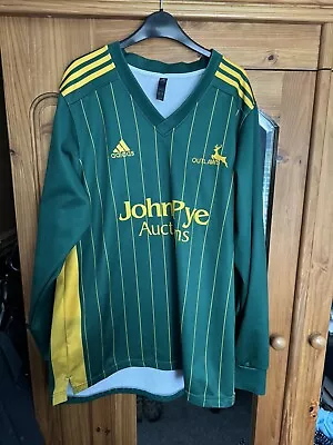 Nottinghamshire County Cricket Adidas Jake Ball Match Worn LS Jumper Notts Shirt • £59.99