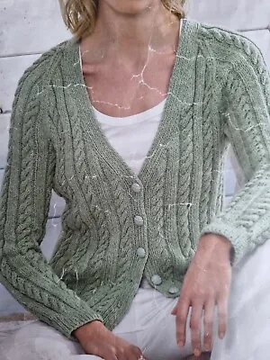 Knitting Pattern Ladies Womens DK Cardigan 32 - 42  (554) • £1.95