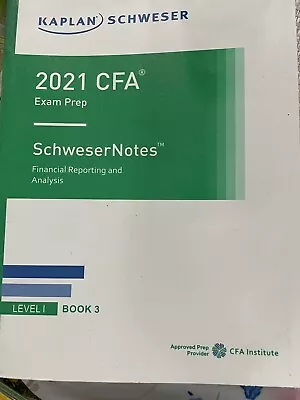 Kaplan Schweser CFA Level 1 - 2021. Exam Prep Books -7boooks In Total • £80