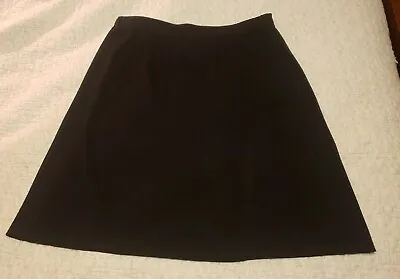 Misook Knee-Length Acrylic Skirt Black XL Petite • $49.95