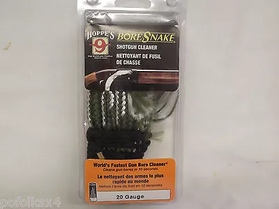 HOPPE'S Boresnake 20 Gauge Shotgun Bore Cleaner 24033 • £18.29