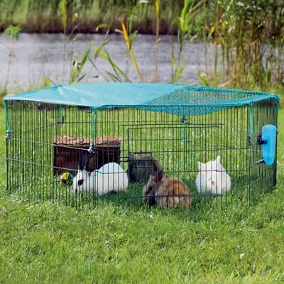 £44.99 • Buy Outdoor Run With Protective Net And Sun Shield For Rabbits And Guinea Pigs
