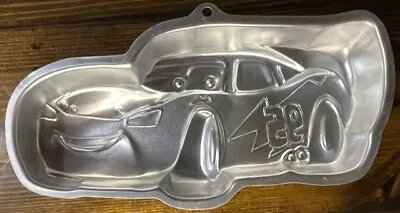 Disney Pixar Wilton Lightning McQueen Race Car #95 Cake Pan Mold 14” • £8.66