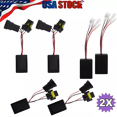2x Decoder Adapter Harness For H11 9005/HB3 9006/HB4  H7 H1 LED Headlight Bulb • $9.72