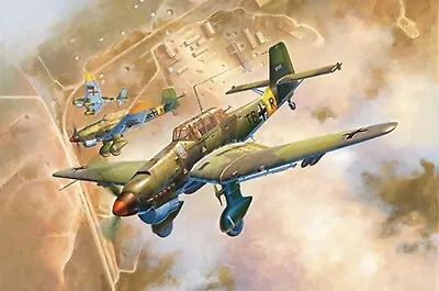 Trumpeter 1:24 JUNKERS JU-87B-2 STUKA Model Kit - 02421 • $126.49