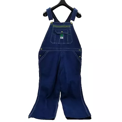 Liberty Overalls 40 X 30 Blue Mens Denim Bib Jeans Carpenter Farm Actual 40 X 29 • $39.88