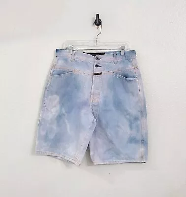 Vintage 90s Marithe Francois Girbaud Denim Jean Shorts Men's Size 34 Light Wash  • $19.95