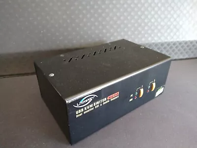 LinksKey LDV-DM222AUSK 2 Port Dual Monitor DVI KVM Switch • $150