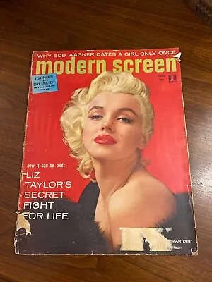 1955 Marilyn Monroe - Modern Screen Dell Magazine June • $40