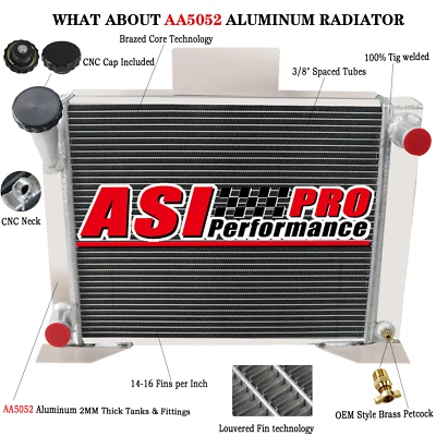 $169 • Buy For Ford Ranger V8 Conversion 1982-1994 1993 92,91&90 3Rows Aluminum Radiator