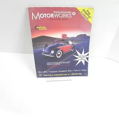 Vintage 2001 Rocky Mountain Motorworks Volkswagen Parts Catalog Bug Bus Vanagon • $15.98