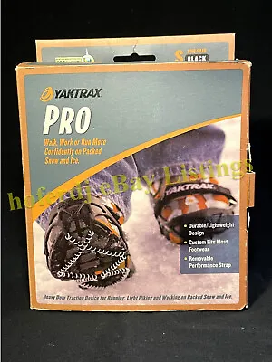 Yaktrax Pro Ice Snow Traction Removable Strap Small - Men 5-8.5 Women 6.5-10 • $12
