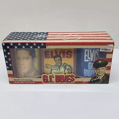 Elvis Presley Mug Gift Set GI Blues 2 Mugs And 1 Hot Cocoa Mix • $9.99