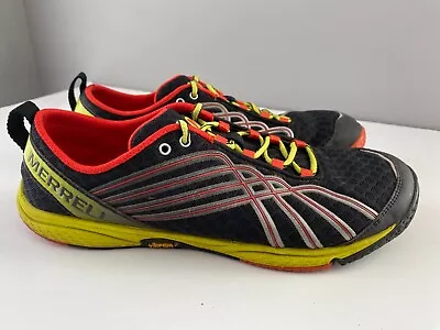 Men's Size 9.5 Merrell Barefoot Road Glove 2 Black Sulphur Springs J40029 • $35