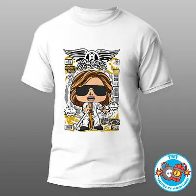 Mens Aerosmith Inspired T-shirt Funko Bnwt Funny Witty • $18