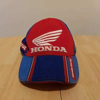 Vintage Honda Racing Cap Motul Red And Blue Rare • £22.50