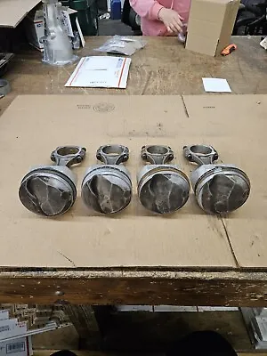 4-427 Bbc Forged Aluminum Open Chamber Hi Comp. Pistons/rods  Zl1 L88 .090 Over • $250