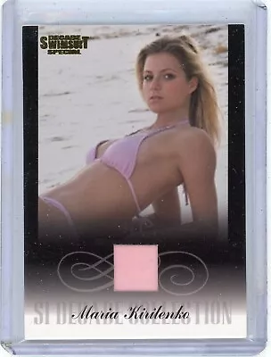 Maria Kirilenko 2012 Sports Illustrated Si Swimsuit #mk/m Pink Bikini Relic Card • $29.99