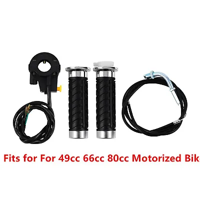 Throttle Control Handlebar Grip Kill Switch 49cc 66cc 80cc Motorized Bicycle • $9.69