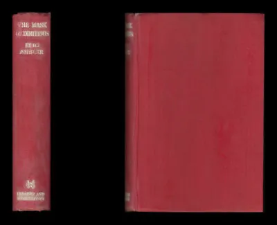Eric Ambler THE MASK OF DIMITRIOS (1944)- Istanbul Smyrna BALKANS Belgrade Paris • £295