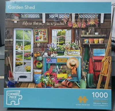 Garden Shed 1000pc Jigsaw By Corner Piece • £2.40