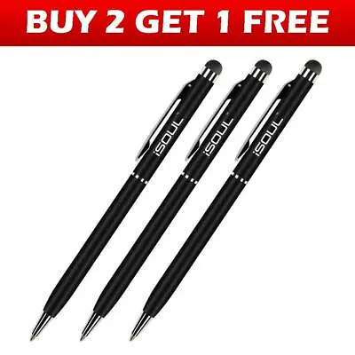 3x Touch Screen Stylus Ball Pens For IPhone Galaxy Oneplus IPad Tab Tablet Note • £3.39