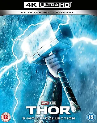 Marvel Studios Thor Trilogy [Blu-ray + 4k Ultra-HD] • £36.99