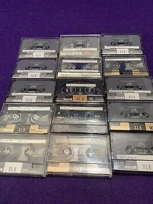 Lot Of 15 Maxell XLII 90 High Bias Cassette Tapes Sold As Blanks (Jazz Recording • $4.99