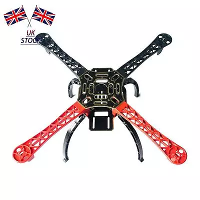 Black White Quadcopter Frame Kit 4-Axis Airframe W/ Landing Gear For F450 Drone • £29.63