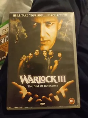 Warlock 3 DVD 1998 End Of Innocence Cult Horror Film Movie Sequel III • £14.99