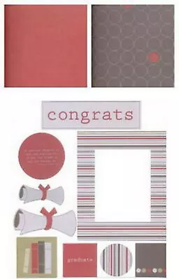 MME Second Avenue 12 X 12 Scrapbooking 8 Piece Page Kit - CONGRATS Graduate SALE • $1.99