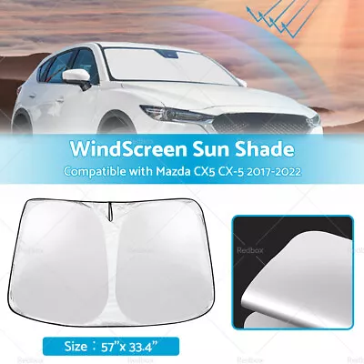 WindScreen Sun Shade Suitable For Mazda CX5 CX-5 17-22 UV Block Visor Foldable • $31.37