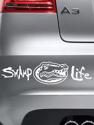 Swamp Life UF University Of Florida Gators Vinyl Decal Sticker Cars Trucks Etc. • $19.95