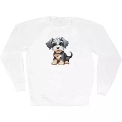 'Miniature Schnauzer' Adult Sweatshirt / Sweater / Jumper (SW043053) • $25.25