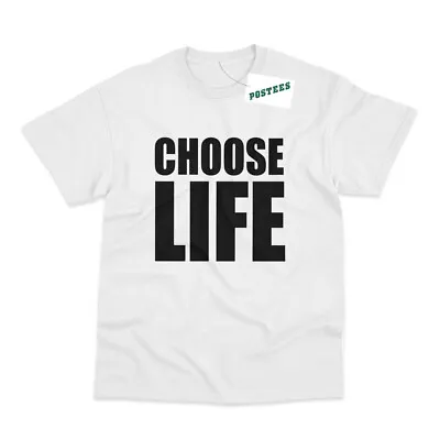 £7.95 • Buy Choose Life Wham George Michael Inspired 80s Fancy Dress Printed T-Shirt