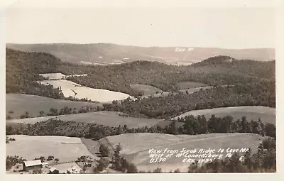 Vintage Postcard McConnellsburg PA View From Scrub Ridge To Cove Mountain B&W • $4.95