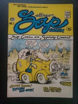 ZAP COMIX #1 Apex Novelties 1968 6th Print R Crumb! Underground Comix   • $9