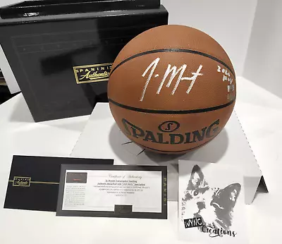 $1999 • Buy Ja Morant Signed & Inscribed  2020 ROY  -Spalding Leather Ball -4 Of 112 Panini