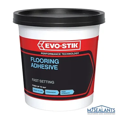 £13.69 • Buy Evo-Stik Fast Setting Flooring Adhesive For Lino Cork Carpet Tiles 1 Litre