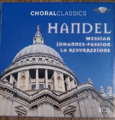 Handel: Messiah; Johannes-Passion; La Resurrezione 5CD • £5