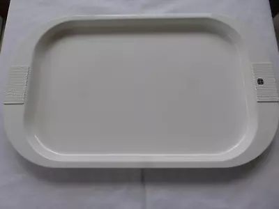 Vtg Guzzini White Melamine Large Serving Tray Italy 20.25  Hardly Ever Used • $39.99