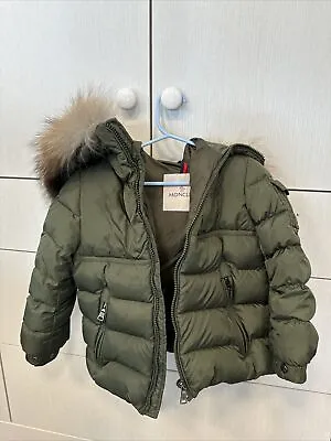 Moncler Jacket Green With Furr • $415