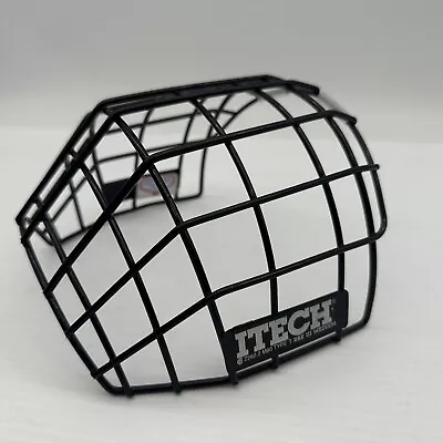 Vintage ITECH RBE III WIRE Hockey Helmet Grill MEDIUM Black CAGE M90 Type 1 • $14.95