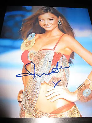 MIRANDA KERR SIGNED AUTOGRAPH 8x10 PHOTO VICTORIA SECRET MODEL IN PERSON COA E • $85