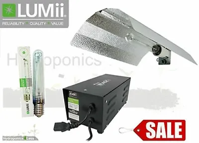 £58.99 • Buy SALE Lumii 600w Ballast Grow Light Kit Hydroponics Sunblaster 600w Bulb HPS Dual